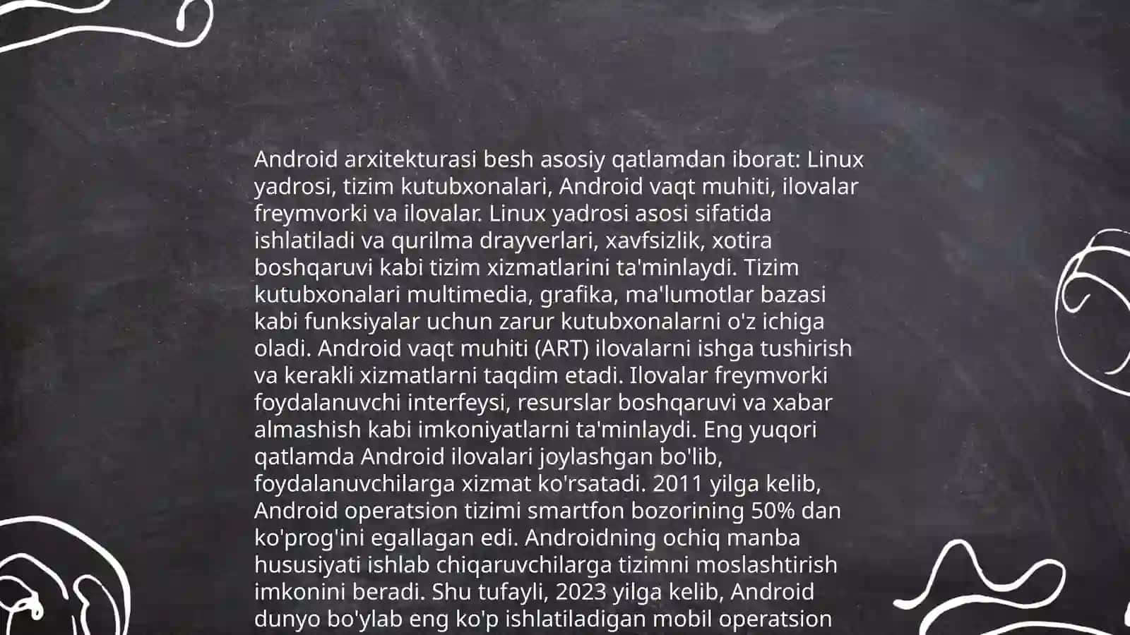Android mobil operatsion tizimi 4