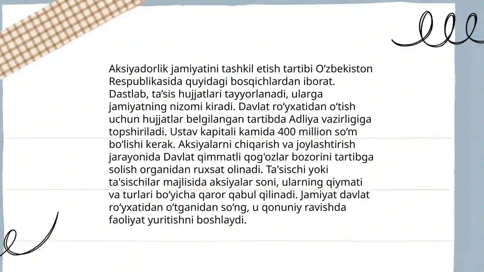 Aksiyadorlik jamiyatlarining huquqiy asoslari 4