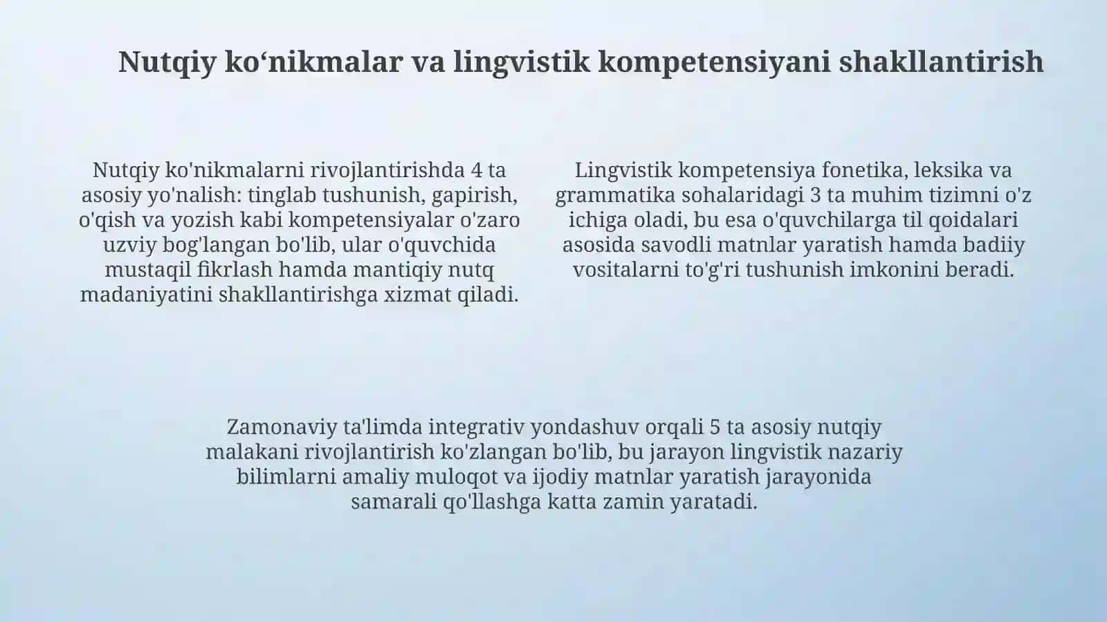 Ona tili oʻqitishning tamoyillari 4