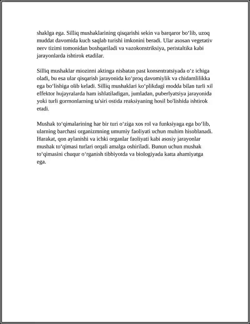 MUSKUL TOʻQIMA TUZILISHI 4