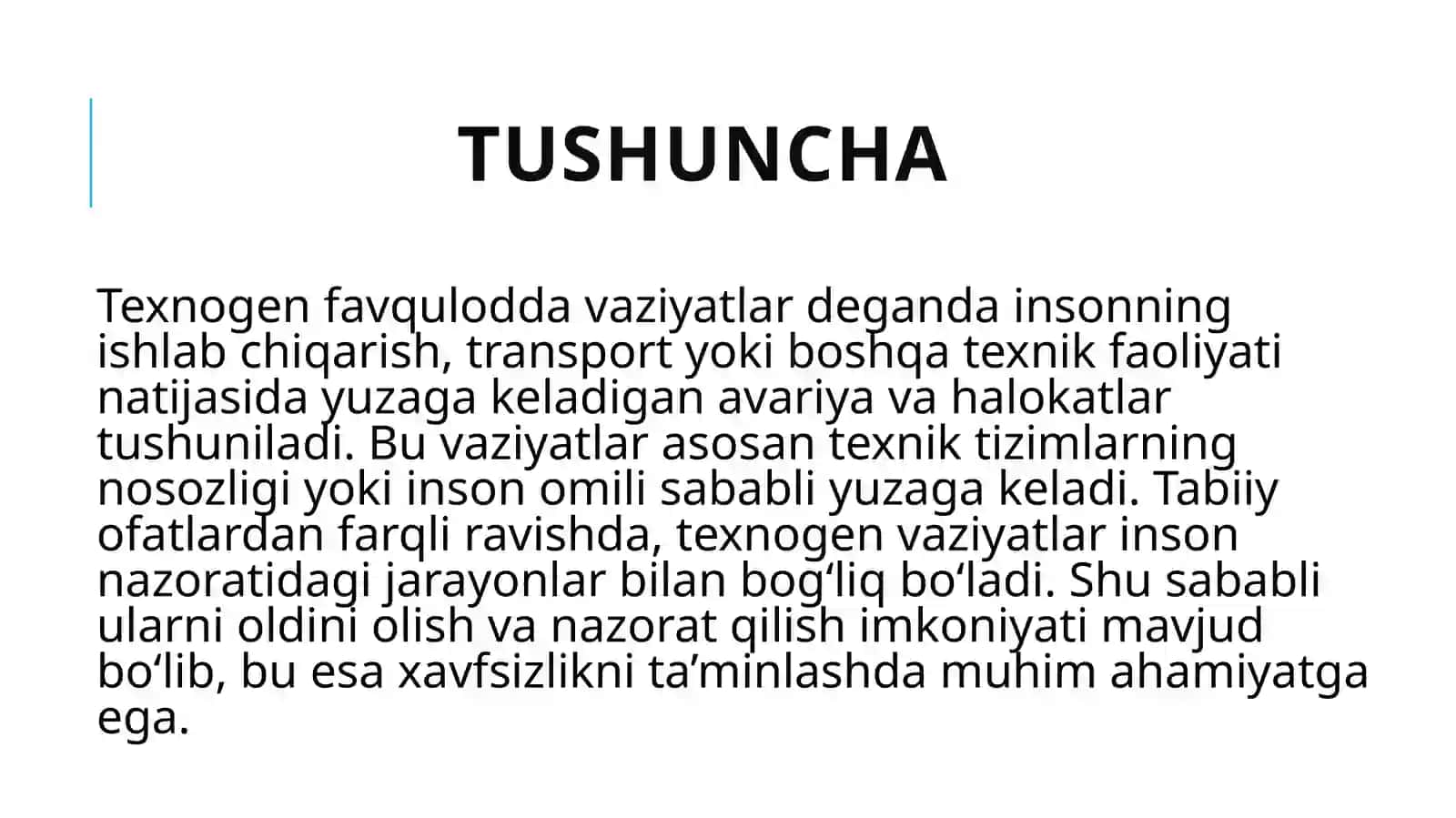Texnogen xususiyatli favqulotda vaziyatlar 4