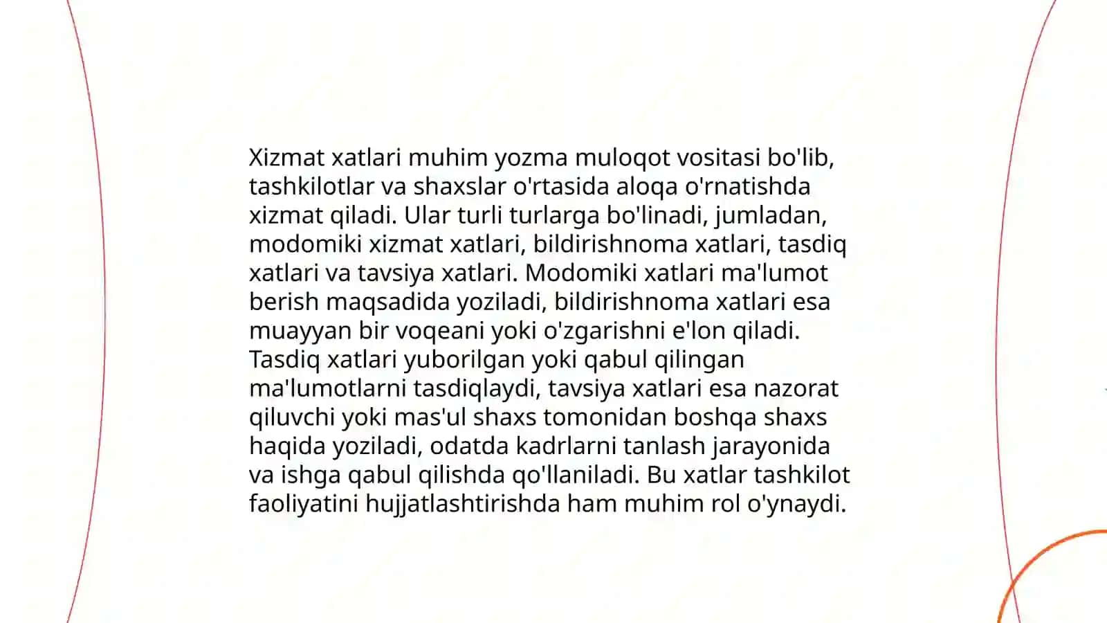 Xizmat xatlari 4