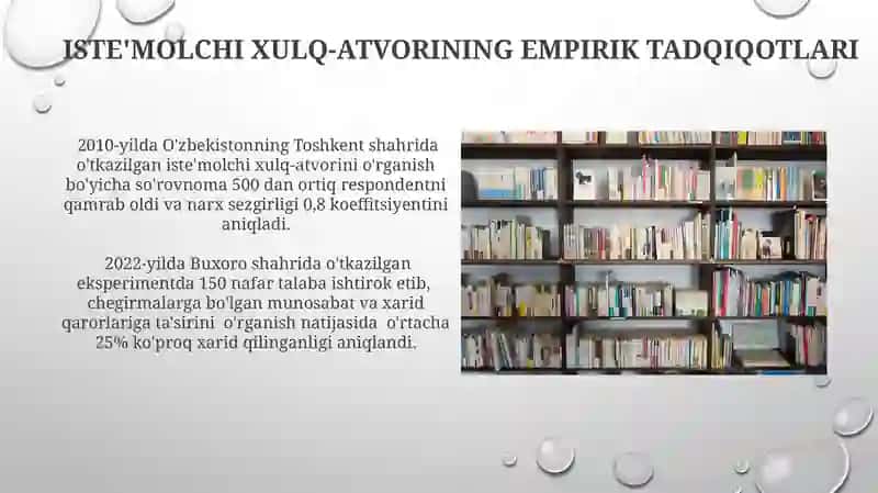 Istemollik tanlovi nazariasi 4