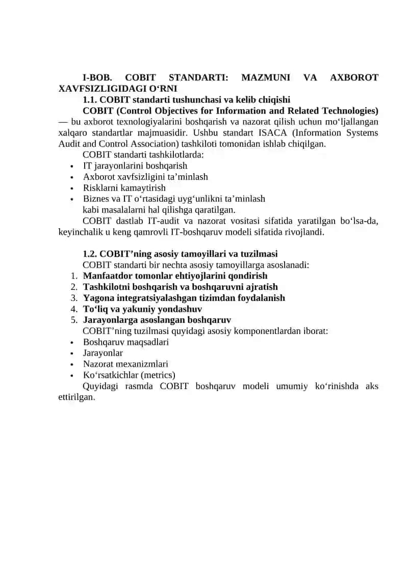 CobIT va Val IT standarti tahlili 4