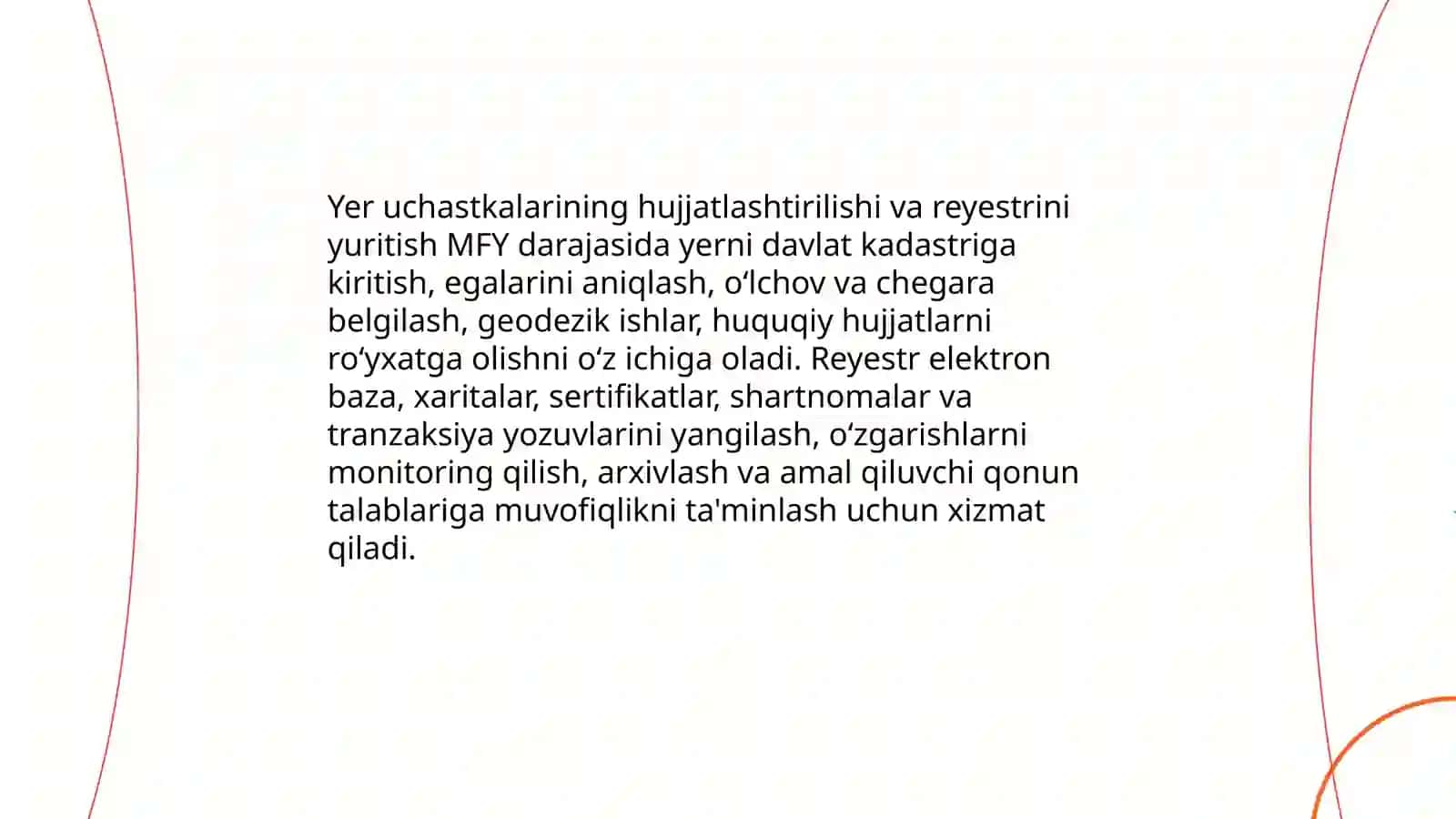 Yer kadastri ma'lumotlar bazasi 4