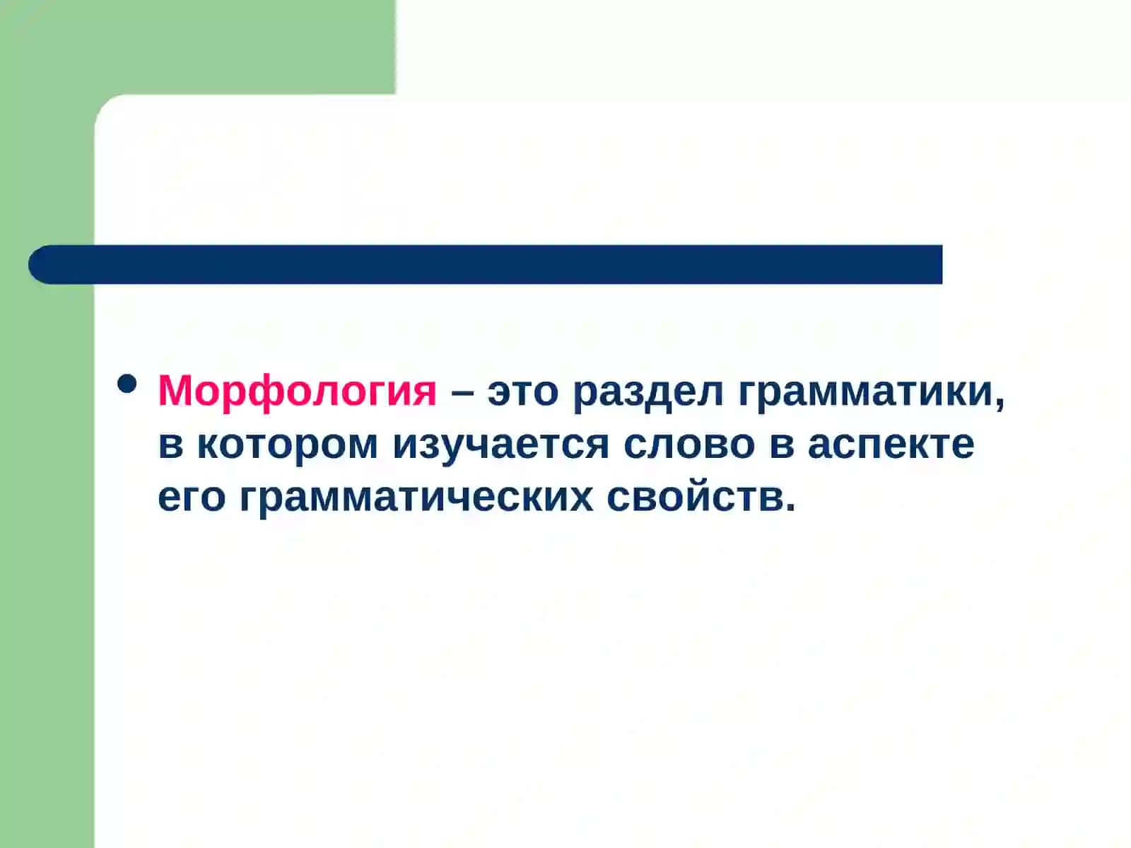 Морфология 4