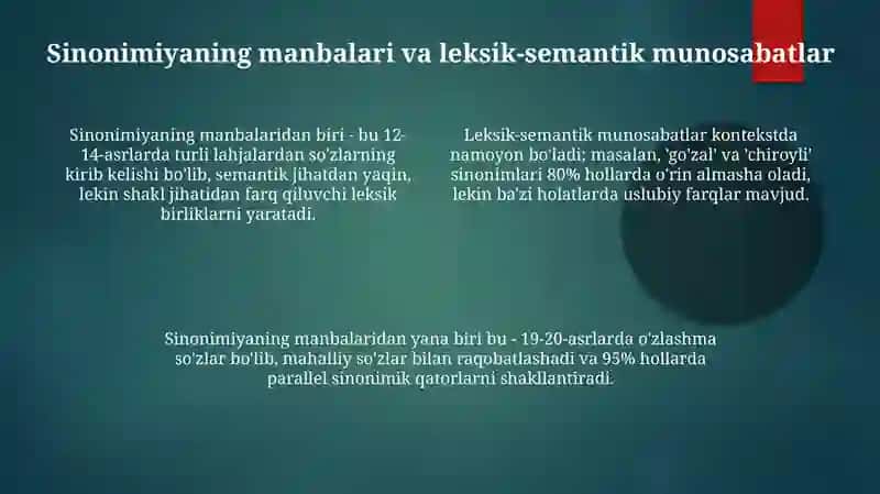 Leksik sinonimiya 4