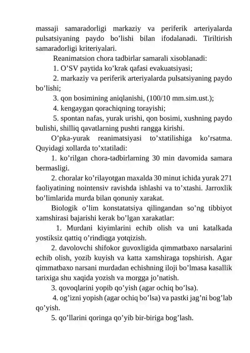 Yurak-oʻpka reanimatsiyasi 4