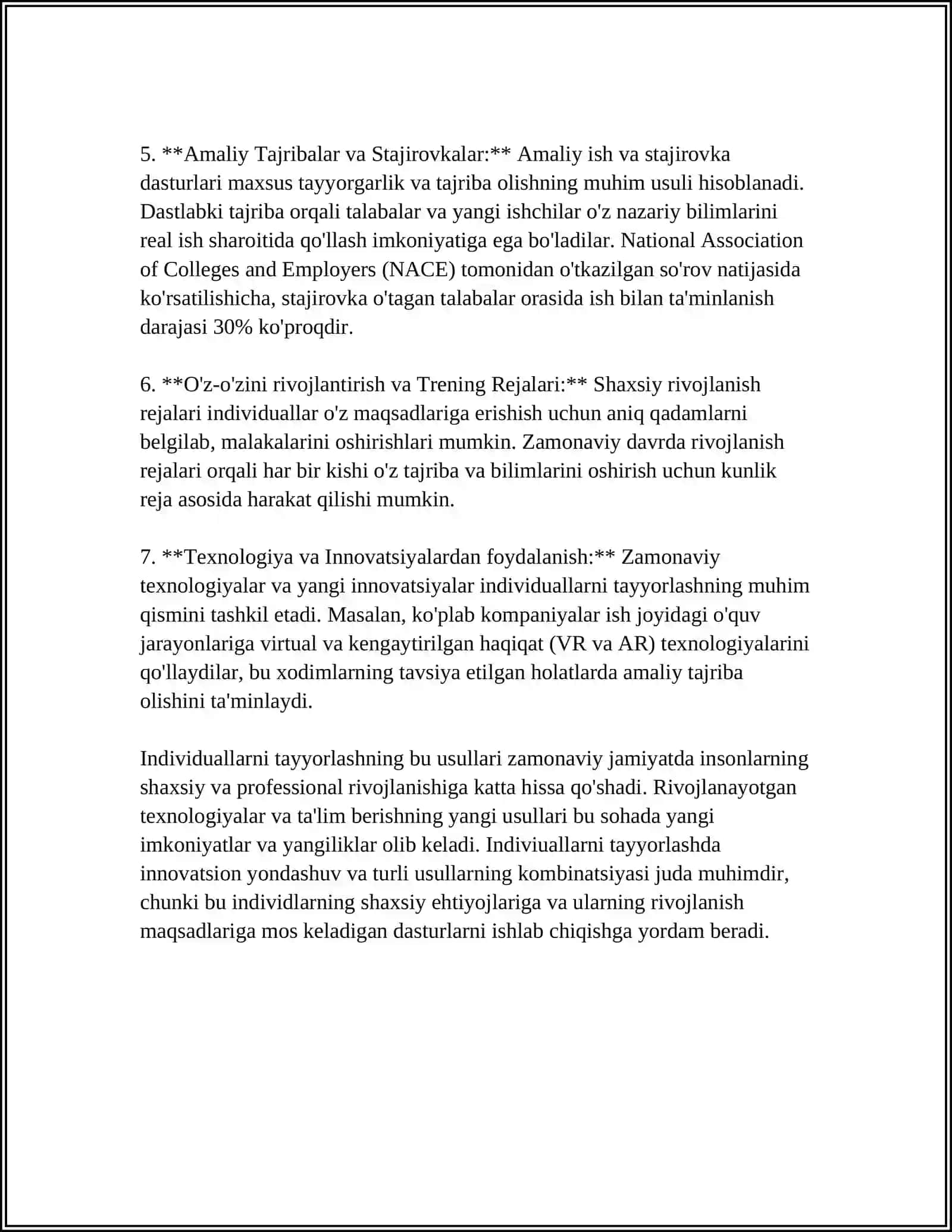 Individual tayyorlash usullari 4