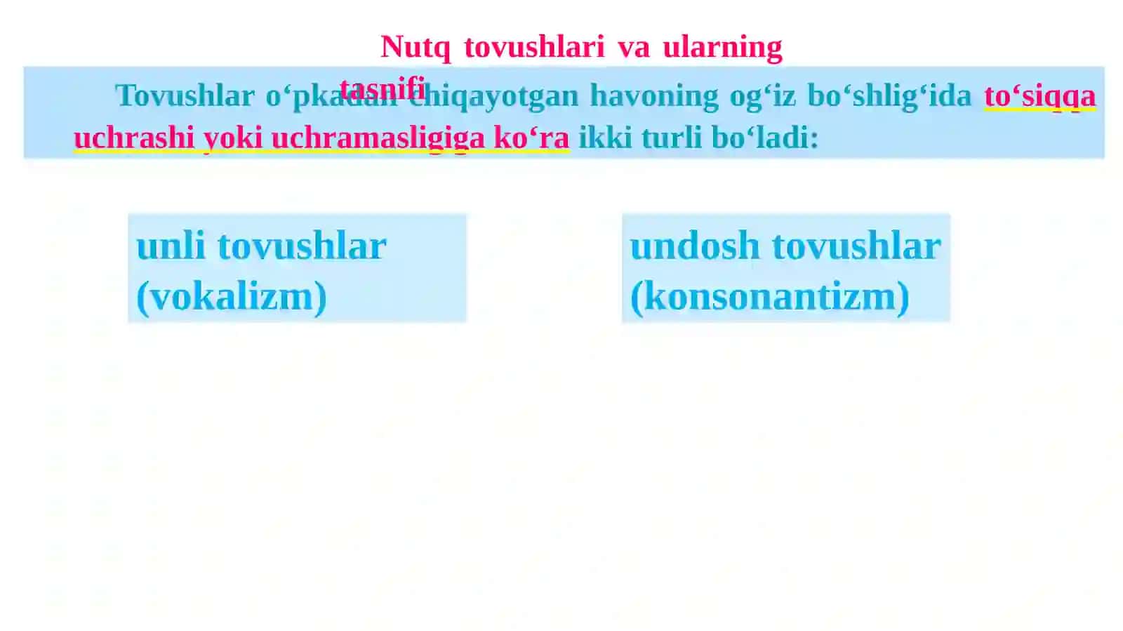Ona tilining vokalizmi 4