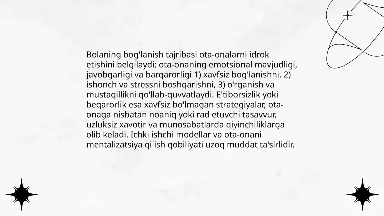 Bola tomonidan ota-onalikni idrok etishi 4