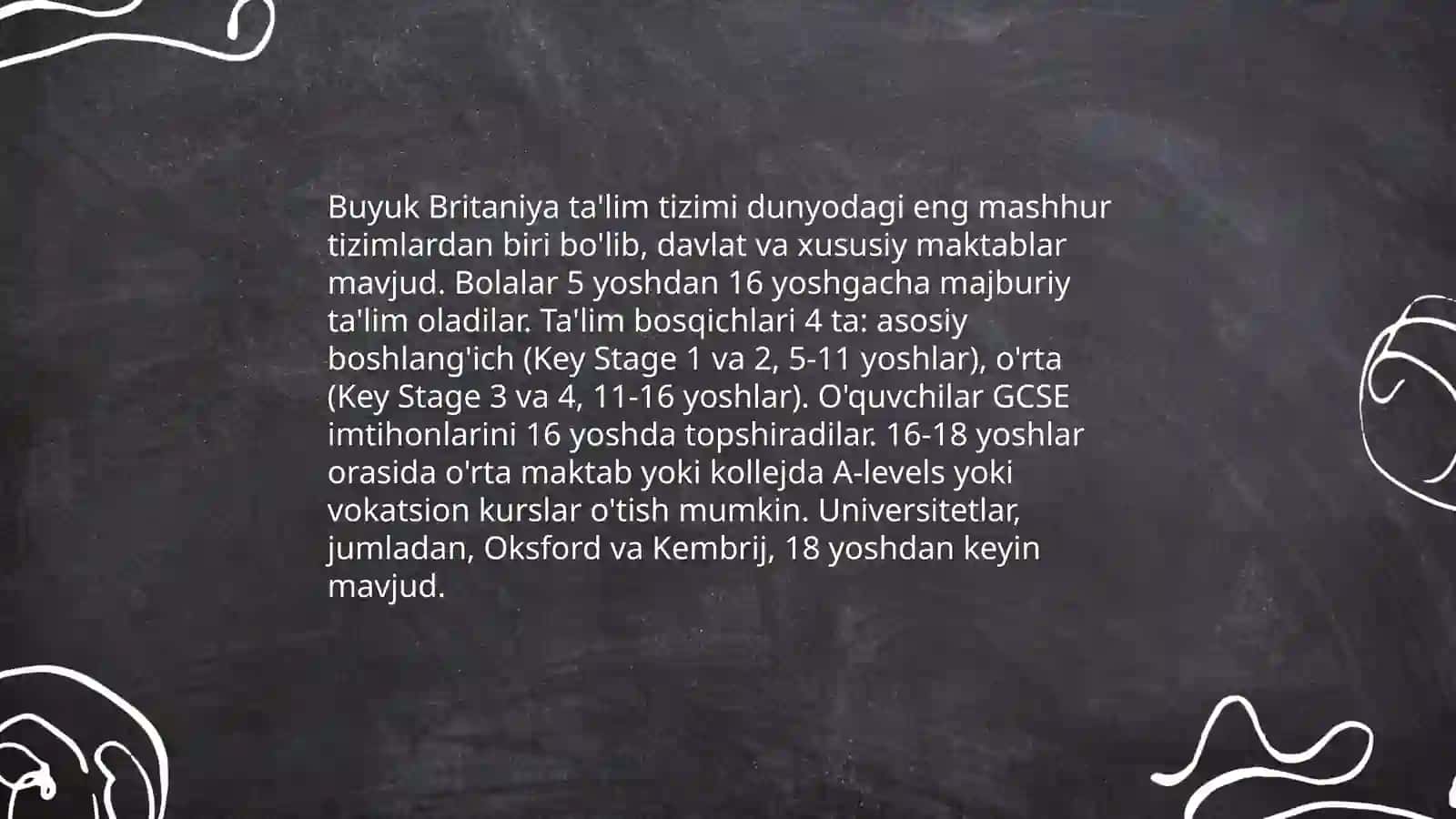 AQSh ta'lim tizimi modeli 4