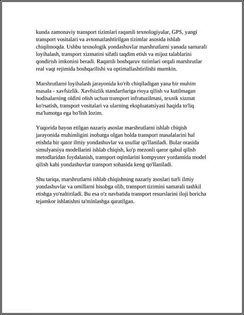 TURIZMDA MARSHRUTLARNI ISHLAB CHIQISH 4