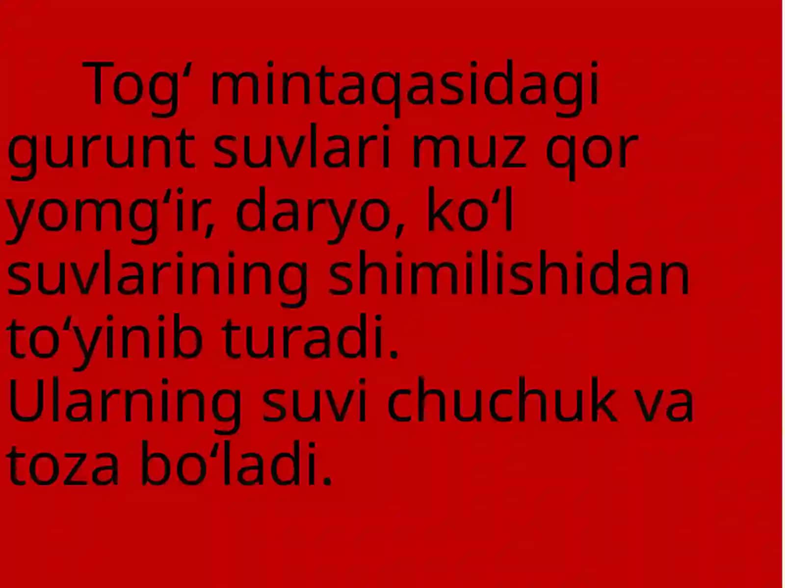 OʻRTAOsiyoyerostisuvlari 4