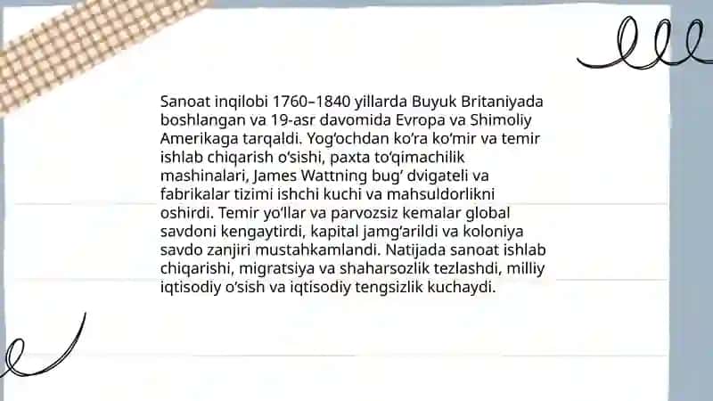 Global jarayonlarning shakllanish tarixi 4