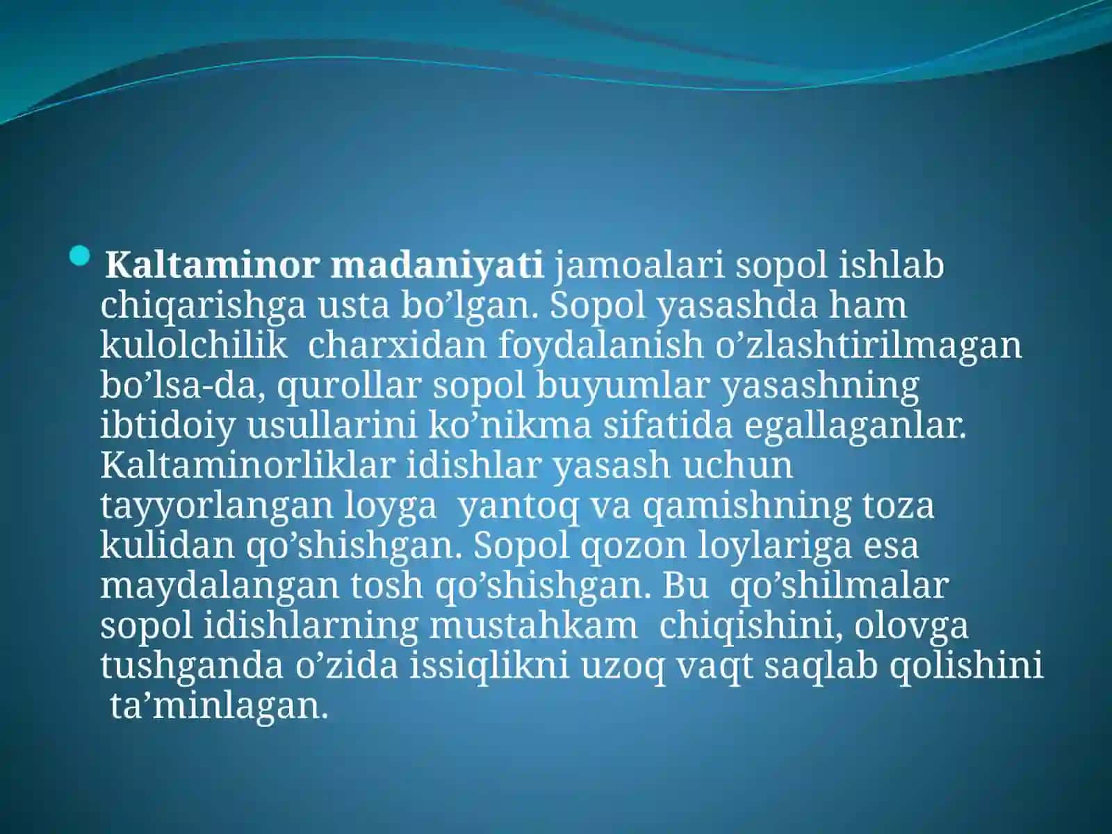Kaltaminor madaniyati 4