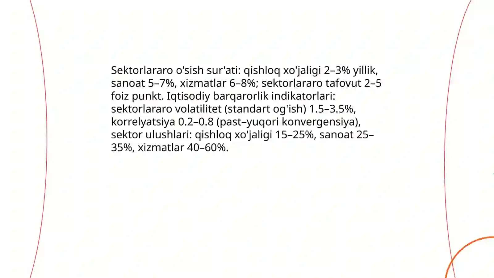Iqtisodiy o'sish va sektorlararo farqlar 4