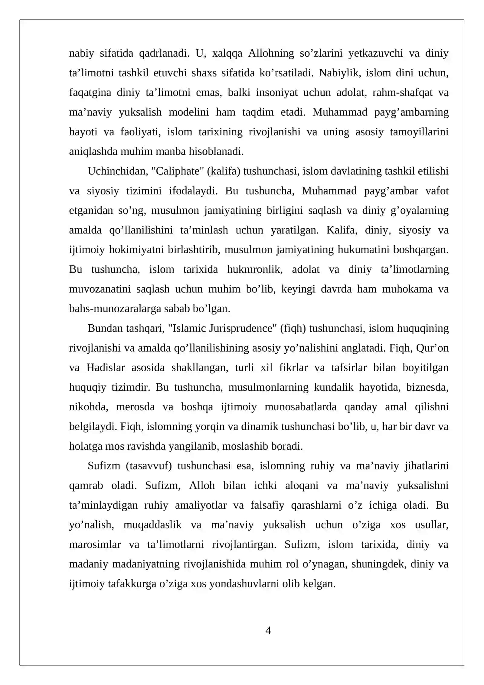 ABDURAUF FITRAT "MUTASAR ISLOM TARIXI" 4