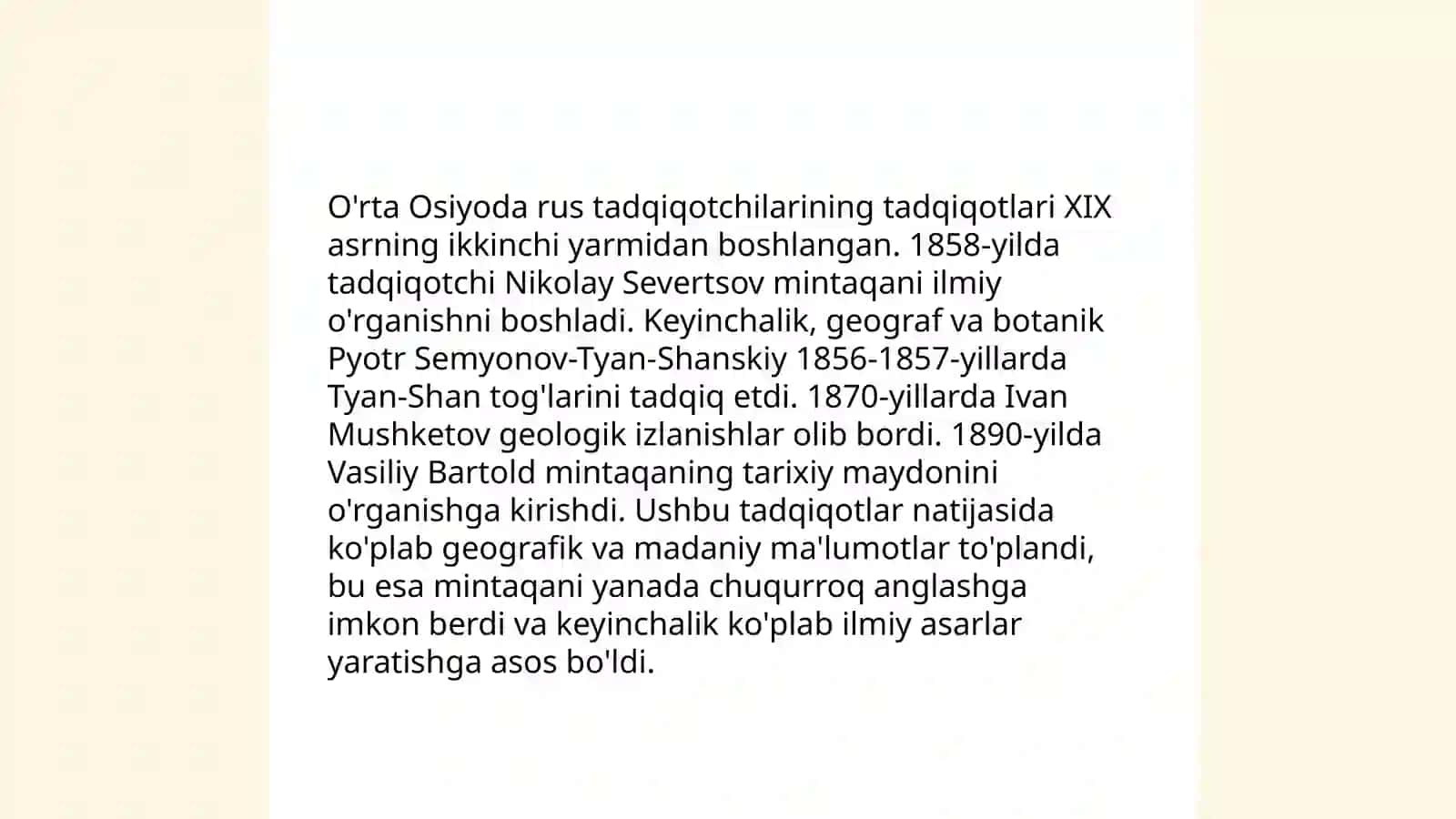 Rus sayyohlarining O'rta Osiyoni o'rganish tarixi 4
