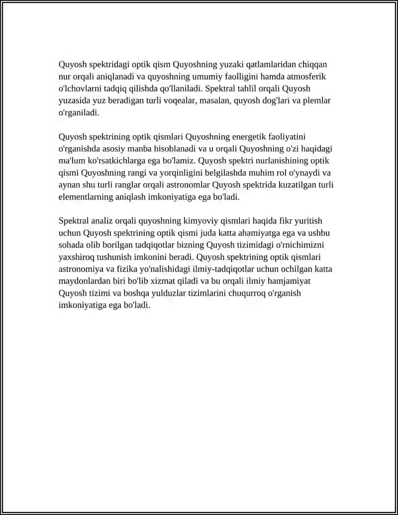 QUYOSH RADIATSIYASINING OPTIK QISMI 4