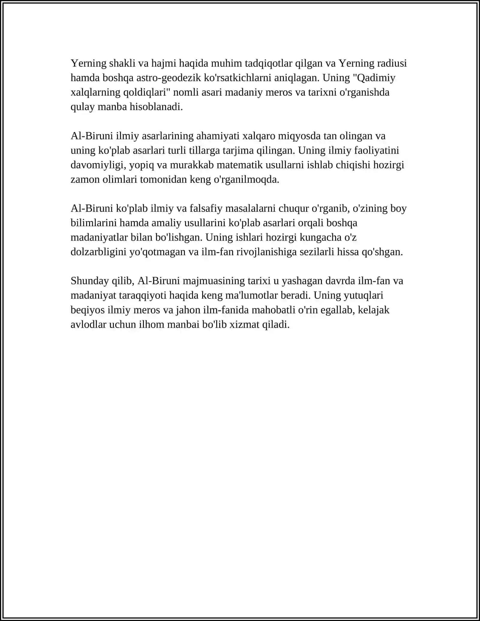 Al Beruniy majmuasining tarixi 4