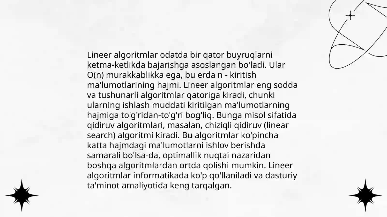 Algoritm turlari va tasvirlash usulari 4