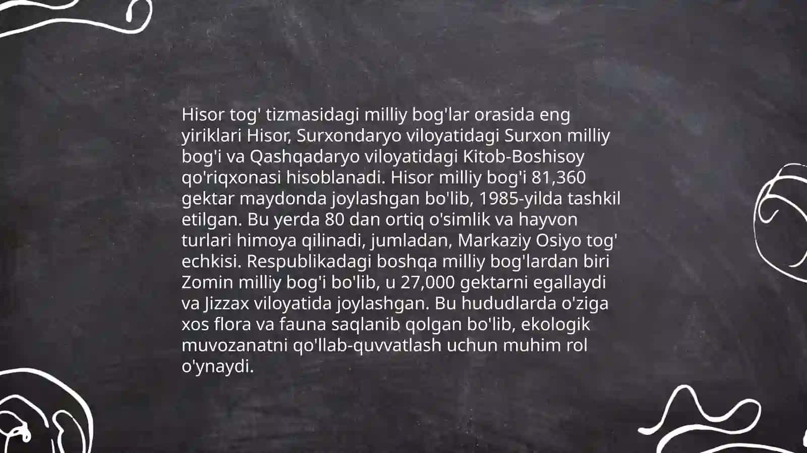 Hisor tog' tizmasi 4