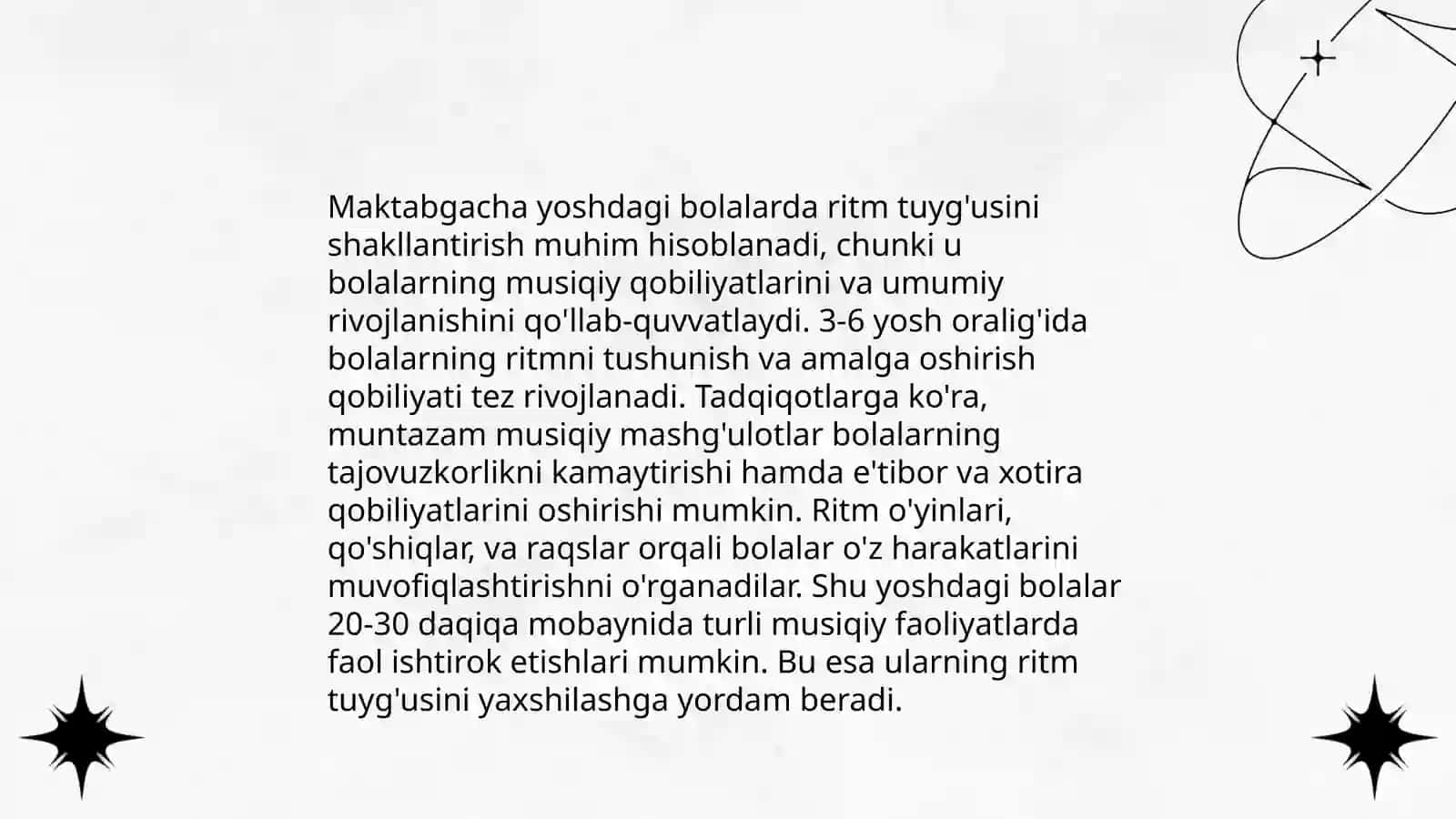 Maktabgacha yoshdagi bolalarning musiqiy faoliyati mazmuni 4