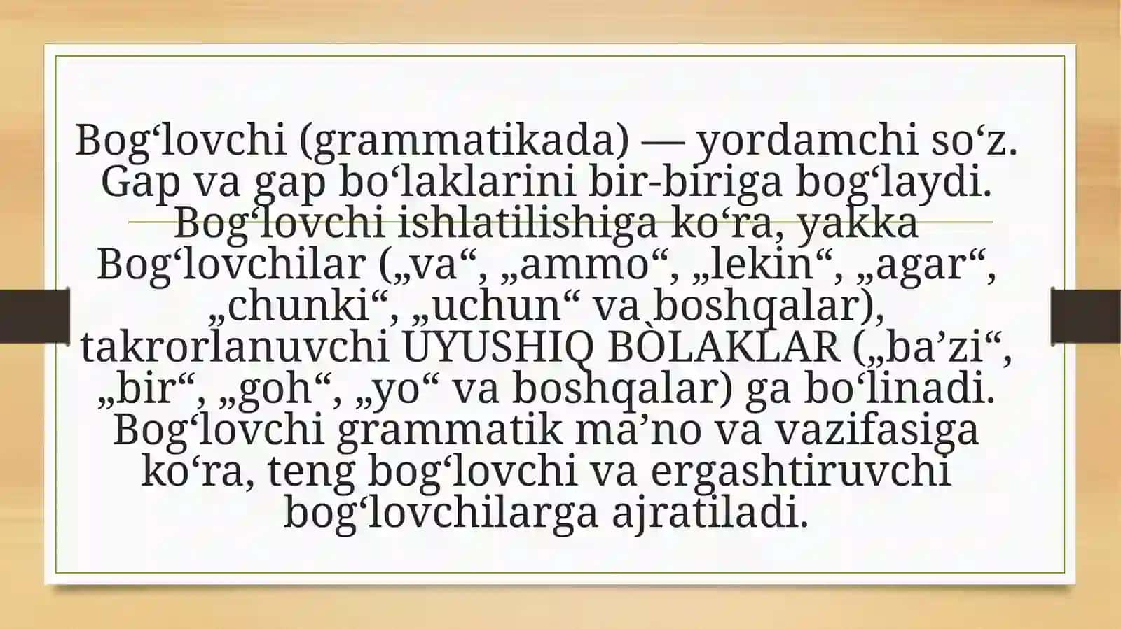 Yordamchisoʻzlar va ularning turlari 4