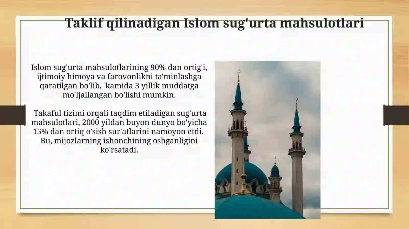 Islomda takoful va qayta sug‘urtalash 4