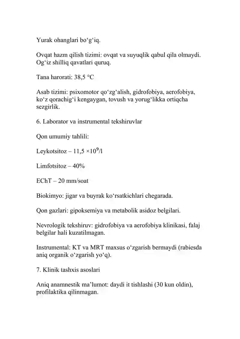 Quturish kasallik tarixi 4