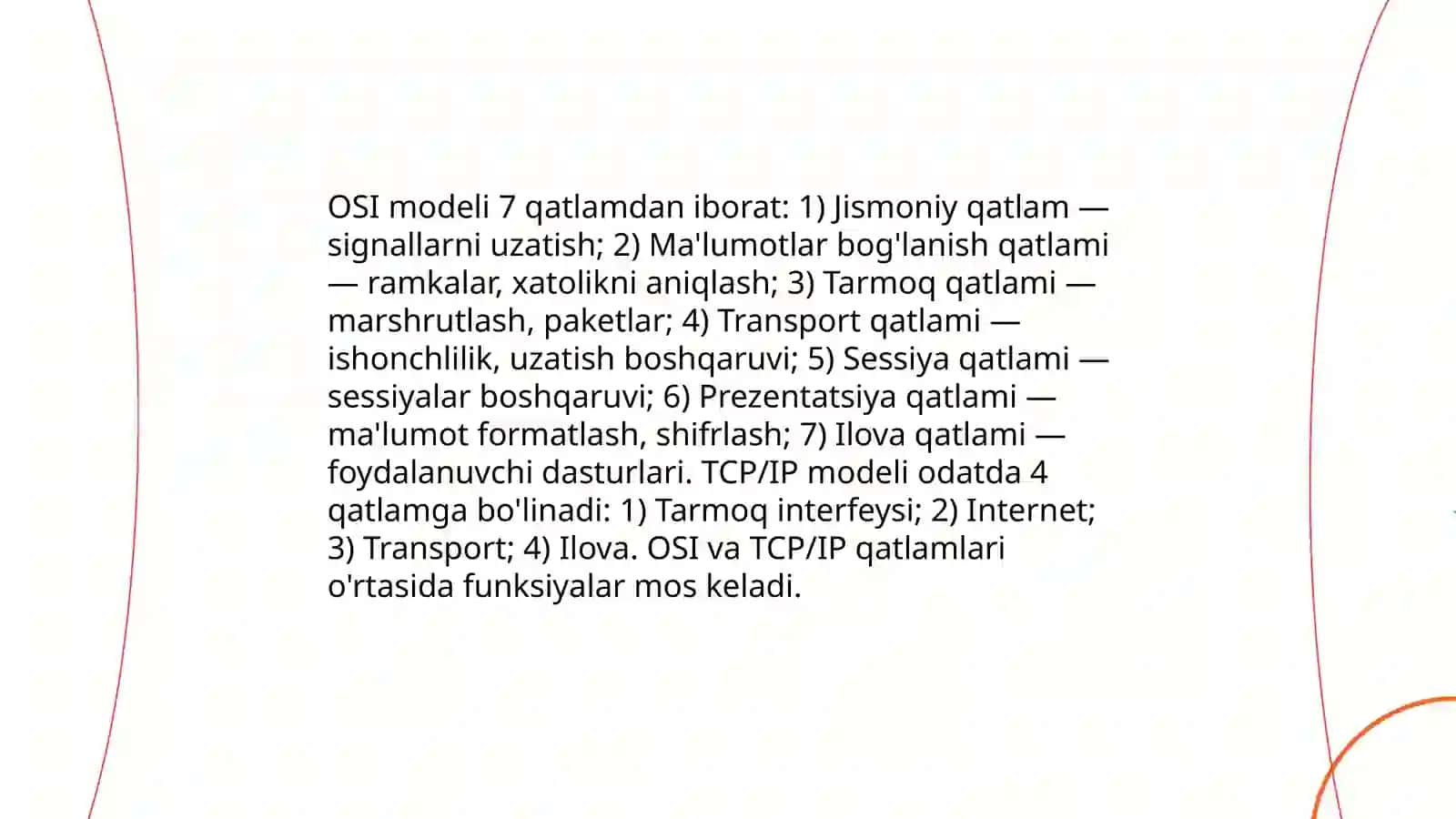 kompyuter tarmoqlari uning asosiy tushunchalari turlari 4