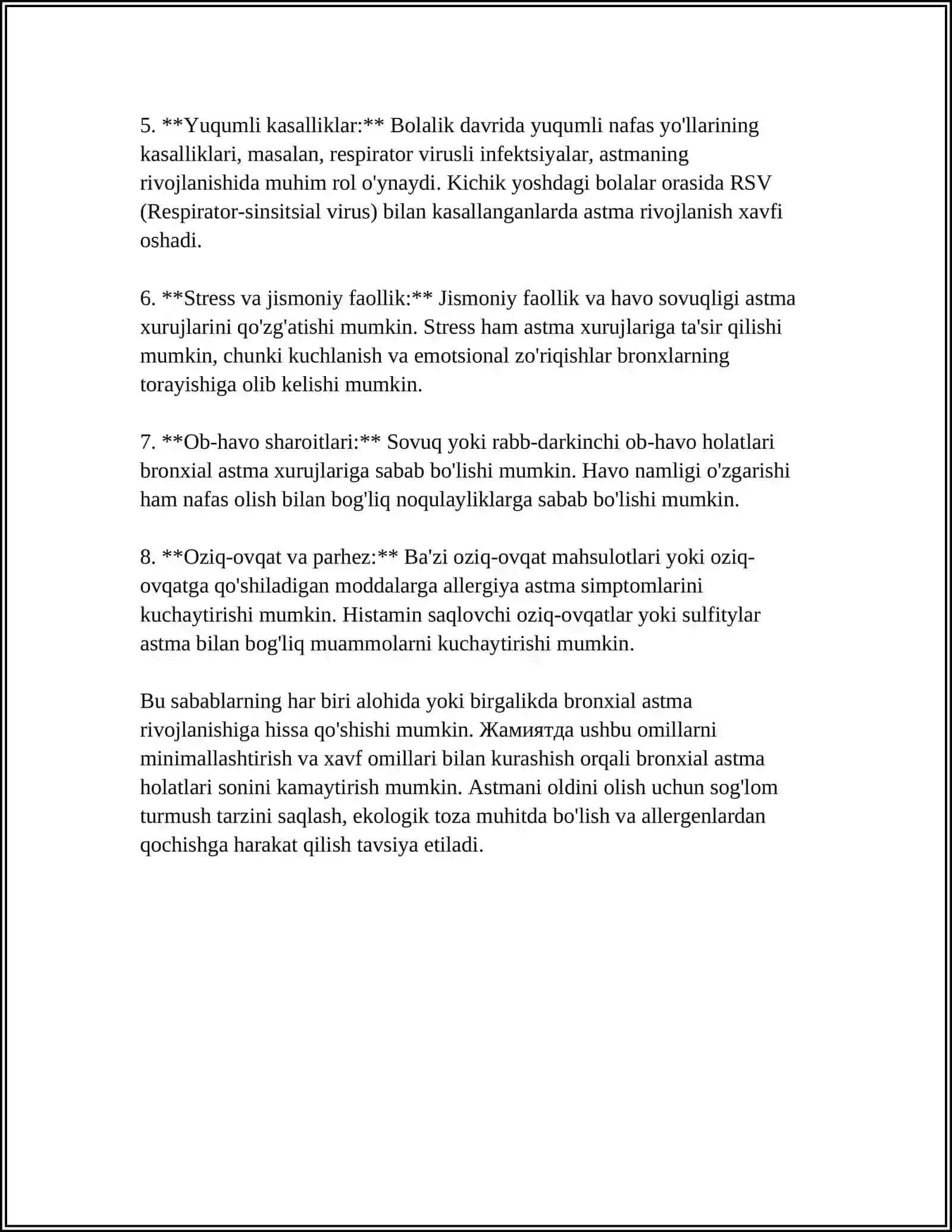 BRONXIAL ASTMA HAQIDA TUSHUNCHA 4