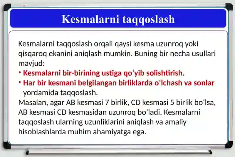 Miqdorlarni natural sonlar orqali o‘lchash 4