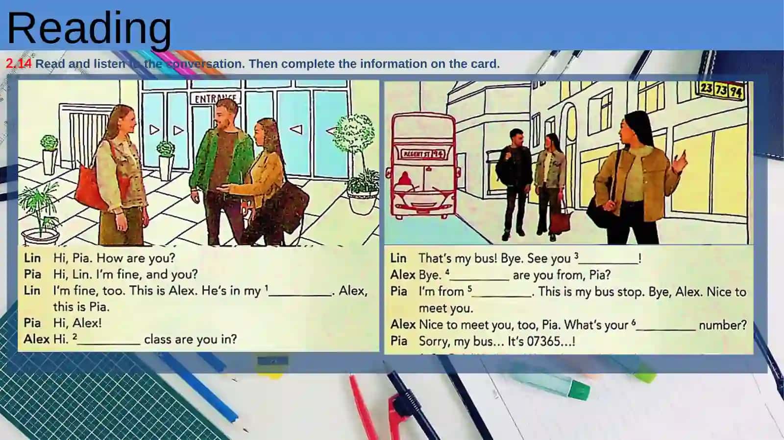 THAT’S MY BUS Lesson Plan 4