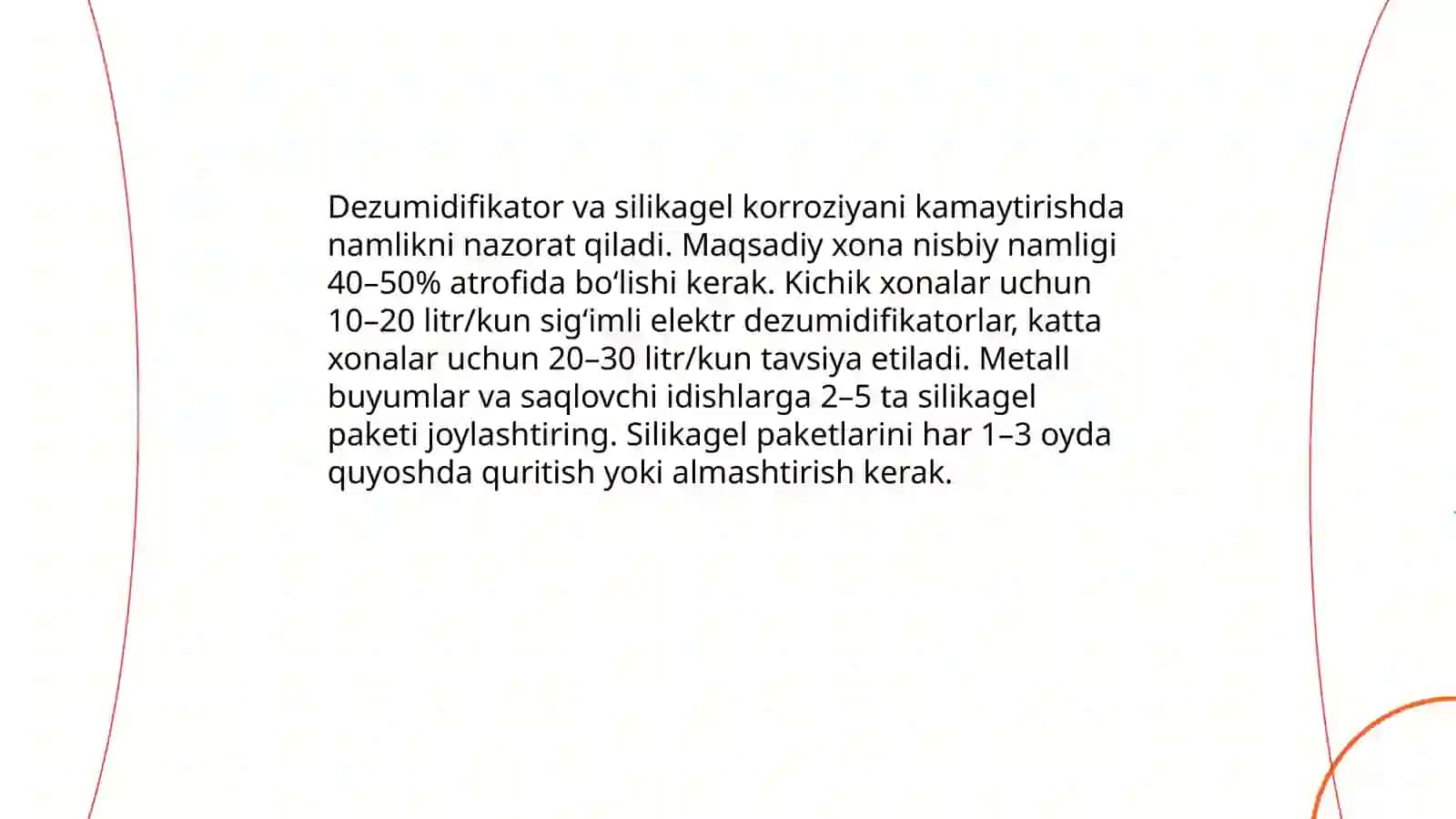 Uy sharoitida korroziyani kamaytirish usullari 4