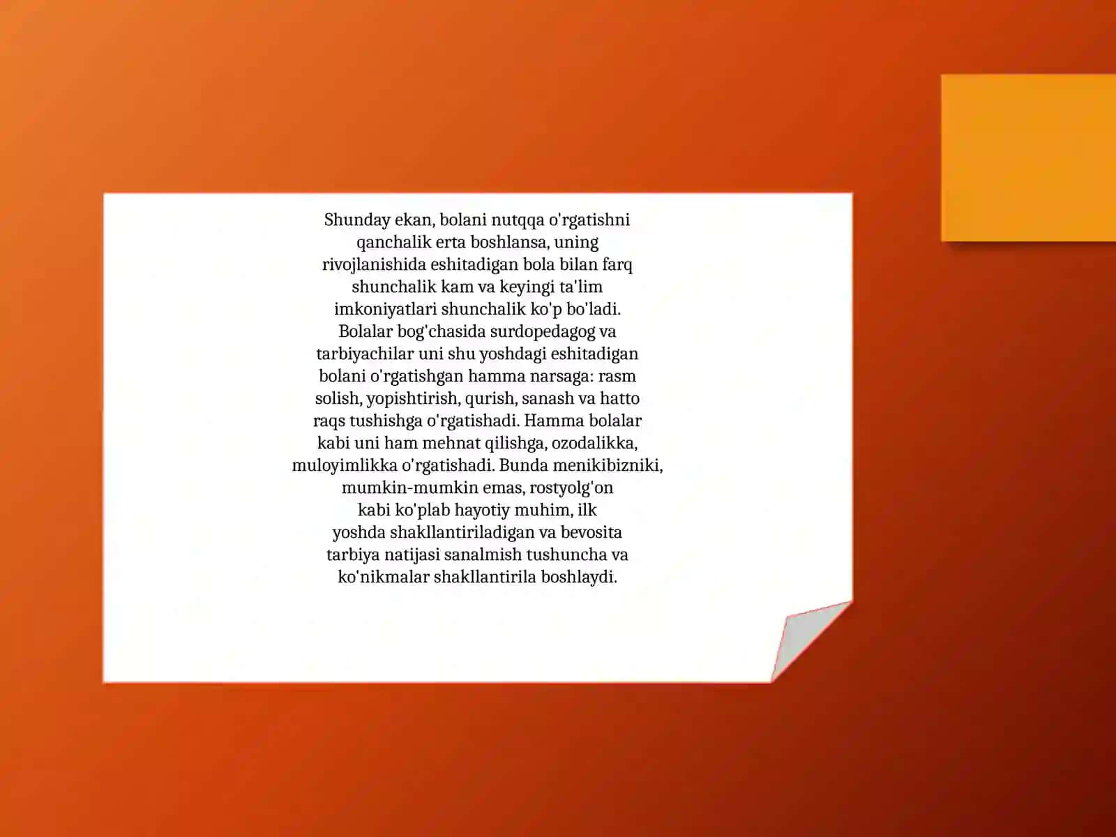 Karvazaifeshituvchibolalardapedogogiktasnifniahamiyati 4