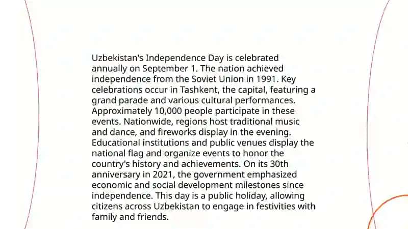 Independence Day of Uzbekistan 4