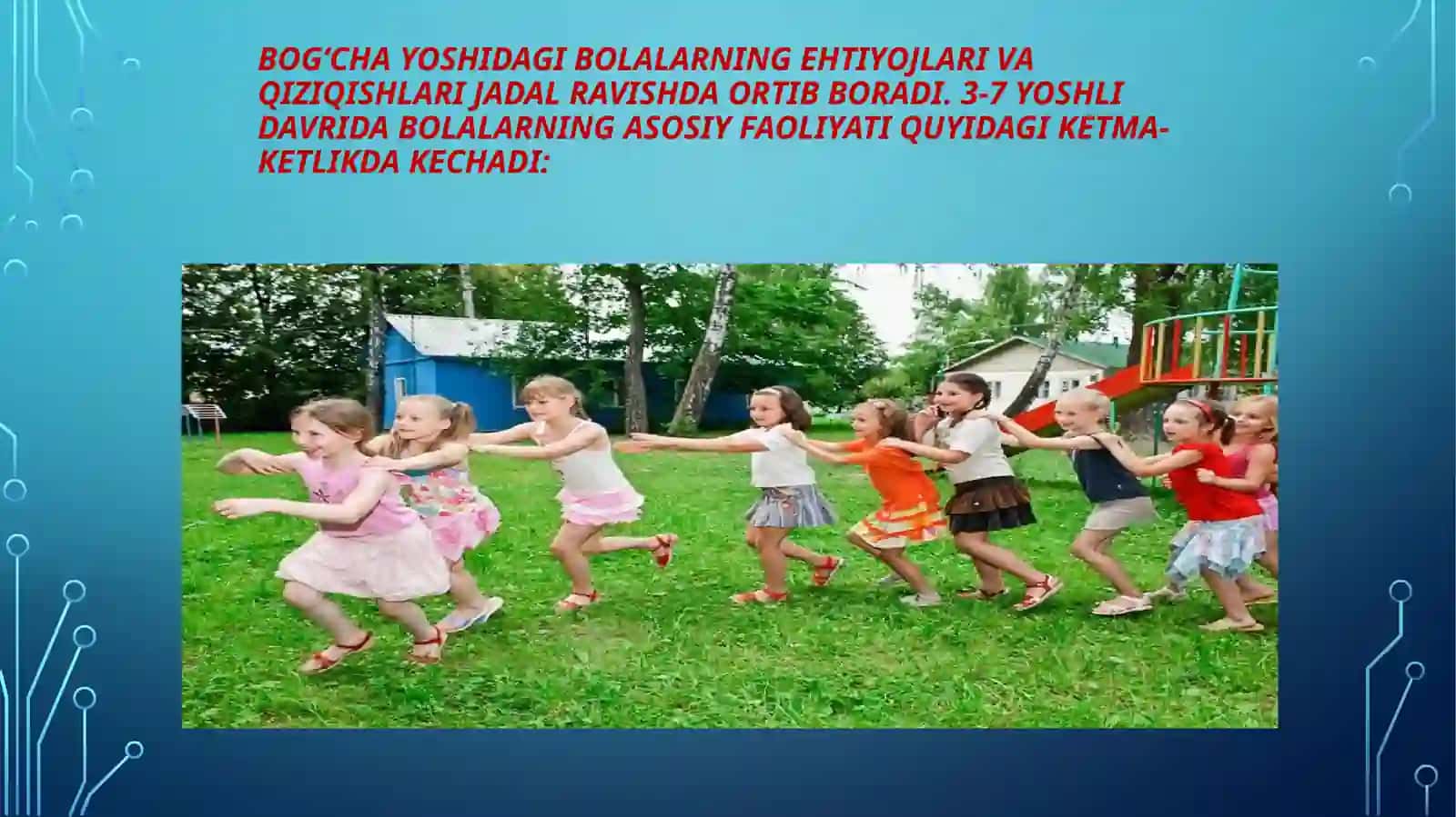 Maktabgacha yosh davrida psixik rivojlanish xususiyatlari 4