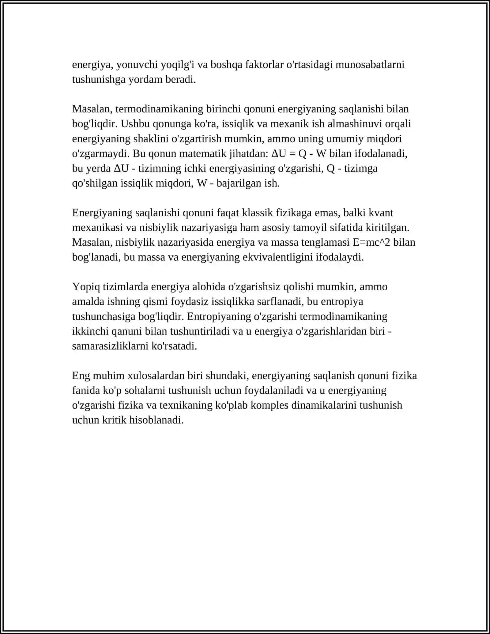 TERMODINAMIKA QONUNLARI 4