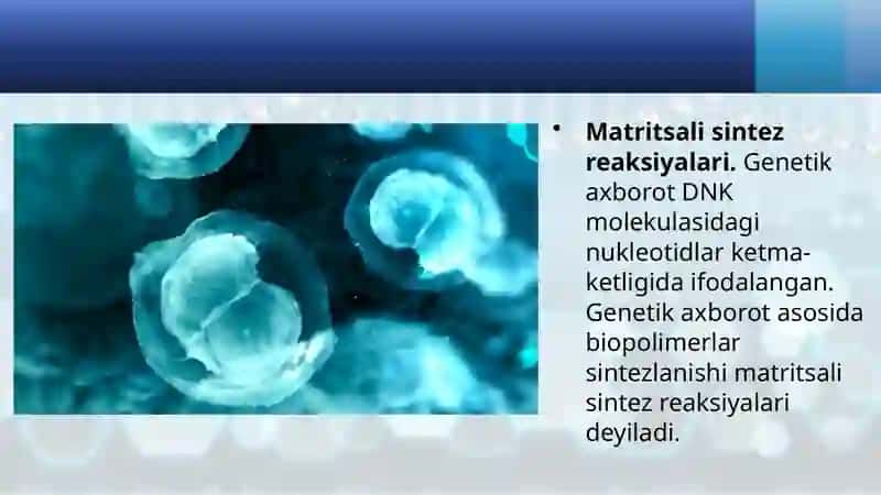 Hujayra tiriklikning irsiy birligi 4