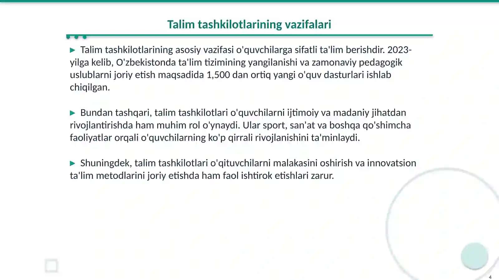 Talim tashkiloti 4