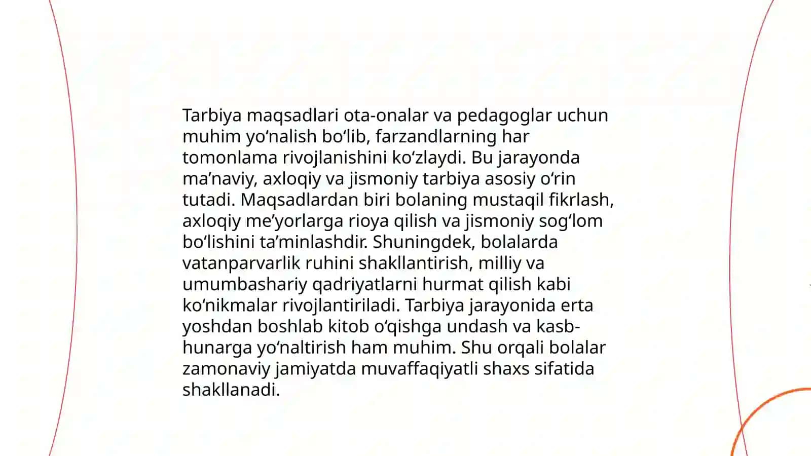 Tarbiya fanini oʻqitish texnologiyalari 4