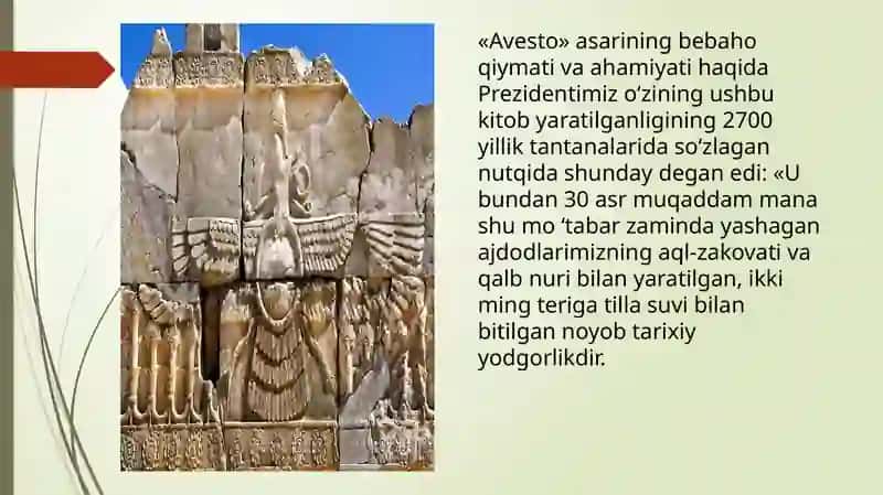 ZARDUSHTIZM (AVESTO) DAGI IQTISODIY G’OYALARI 4