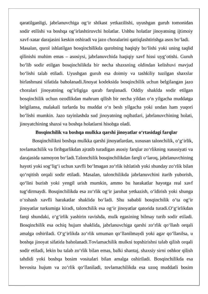 Bosqinchilik jinoyati 4