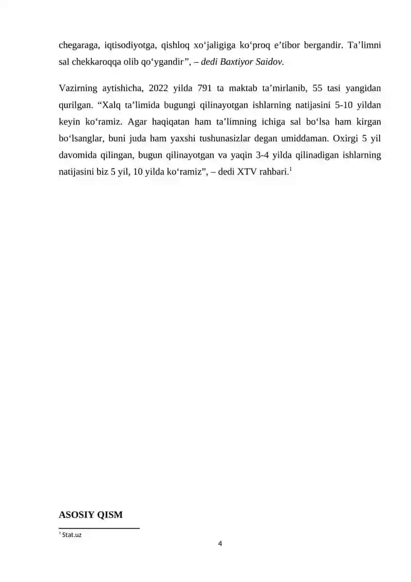 XALQ TA`LIMI STATISTIKASI 4