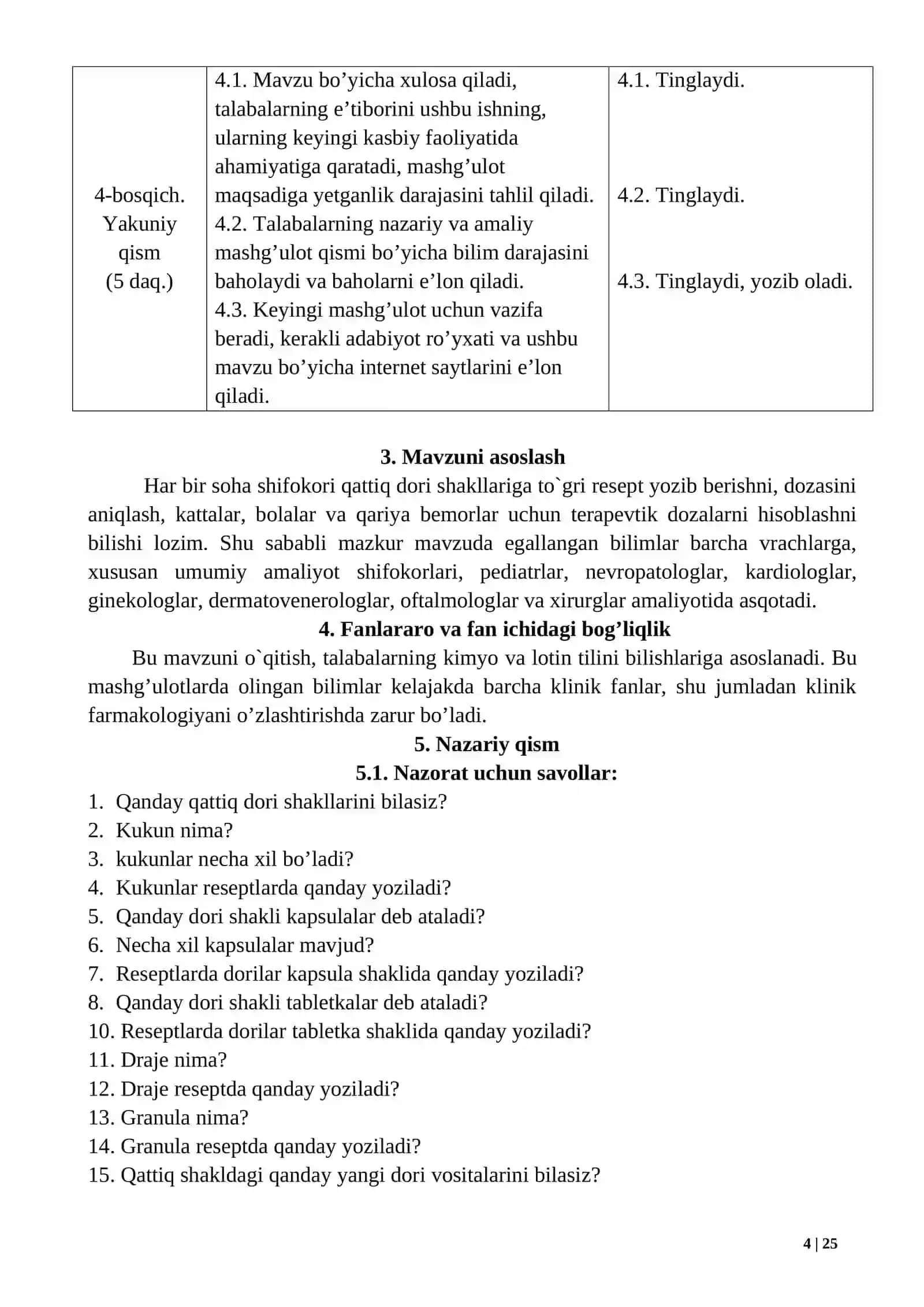 Qattiq dori shakllari va tablets usullari 4
