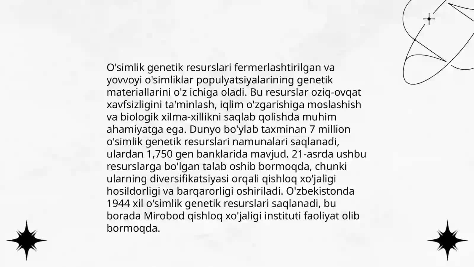 Genetik resurslar 4
