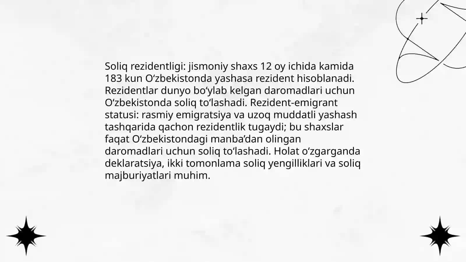Jismoniy shaxslarning daromadlarini soliqqa tortish xususiyatlari 4