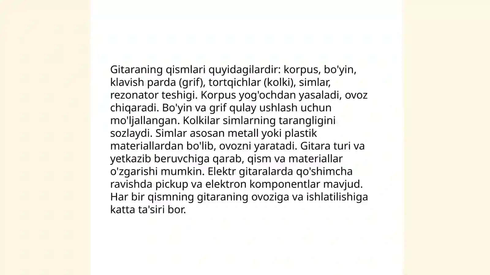Gitara cholgʻu asbobi 4